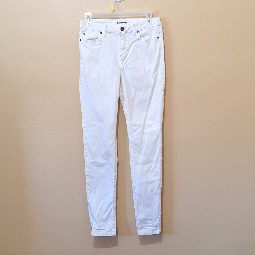 Roots White Jeans